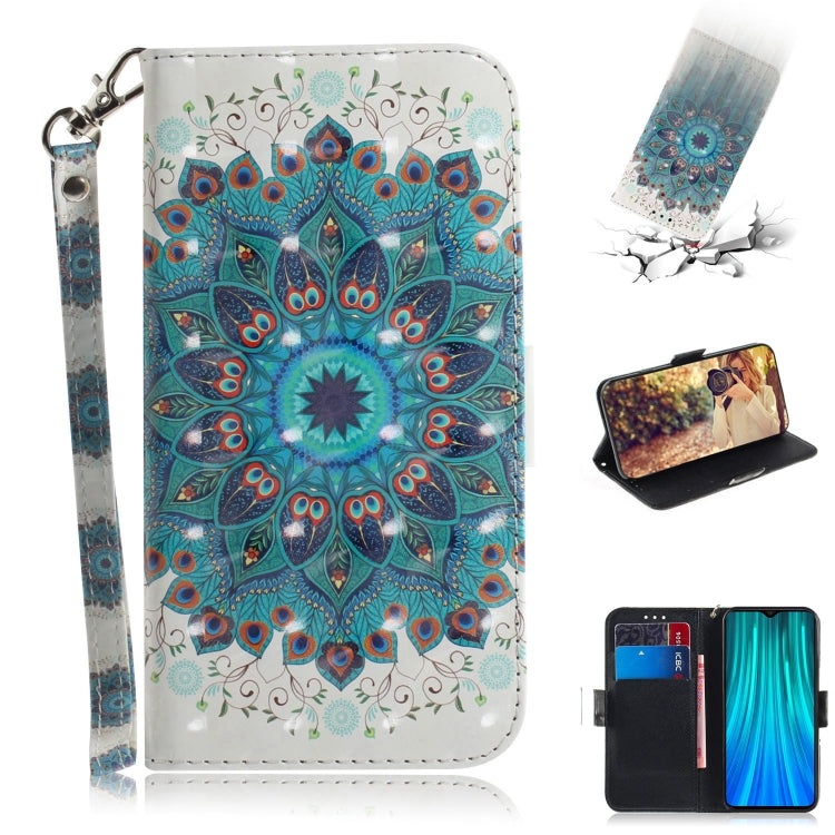 3D Colored Drawing Horizontal Flip Leather Case with Holder & Card Slot & Wallet & Lanyard