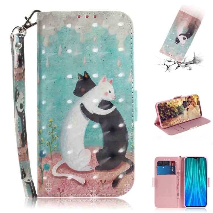 3D Colored Drawing Horizontal Flip Leather Case with Holder & Card Slot & Wallet & Lanyard