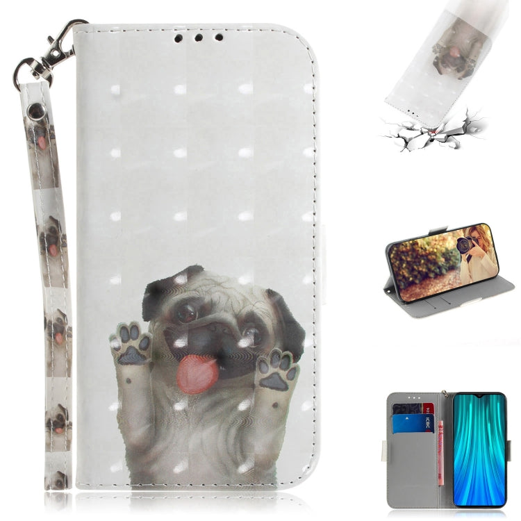 3D Colored Drawing Horizontal Flip Leather Case with Holder & Card Slot & Wallet & Lanyard