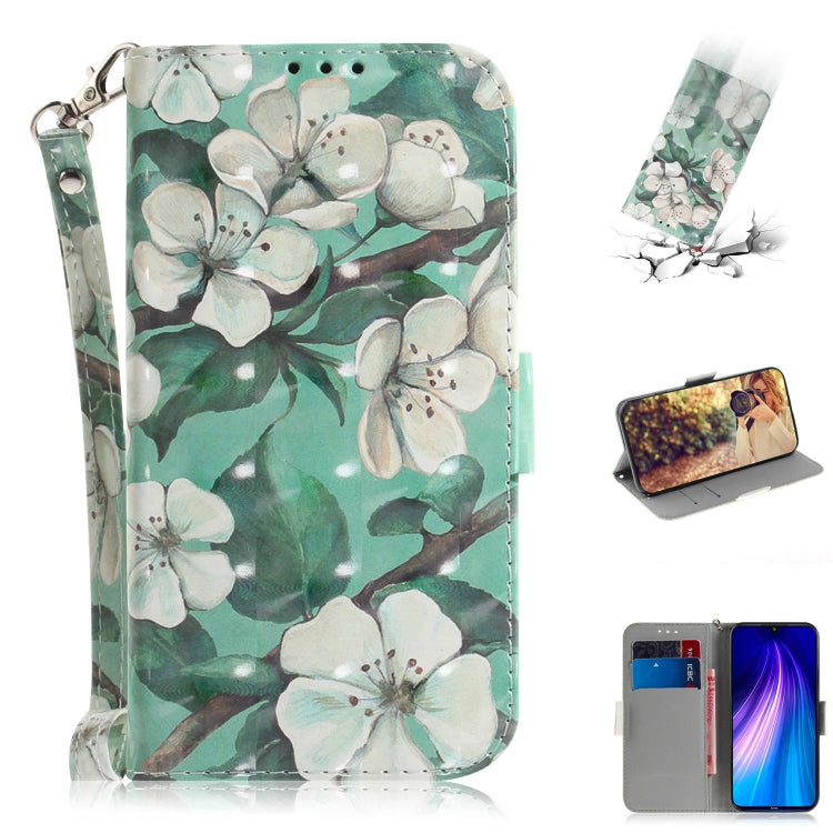3D Colored Drawing Horizontal Flip Leather Case with Holder & Card Slot & Wallet & Lanyard