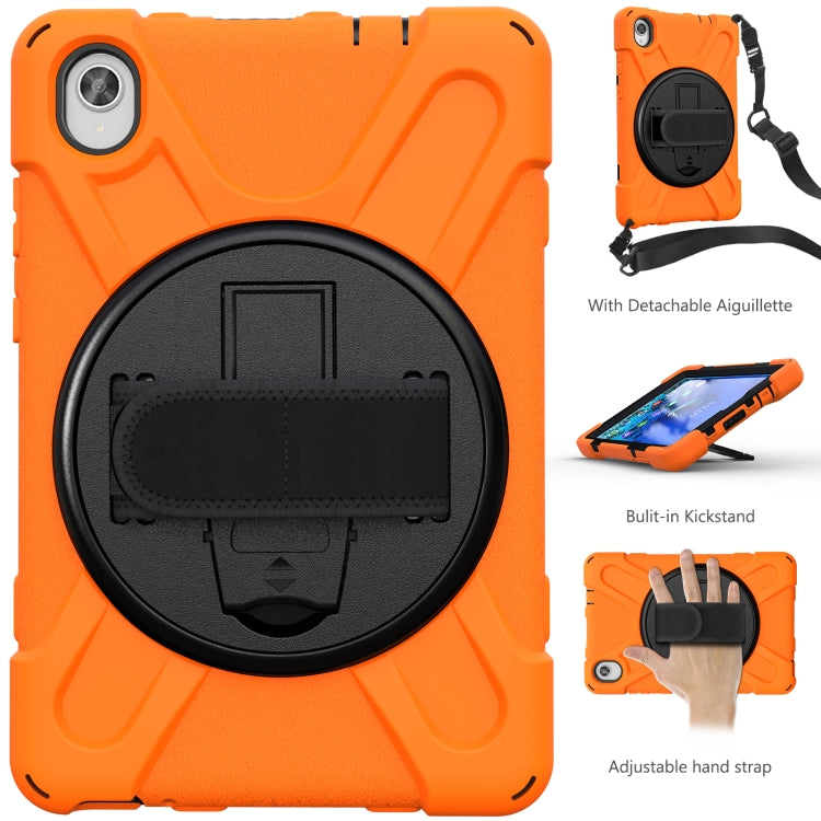 Shockproof Colorful Silicone + PC Protective Case with Holder & Shoulder Strap & Hand Strap
