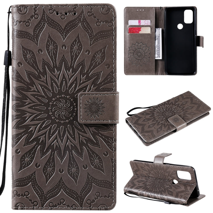 Sun Embossing Pattern Horizontal Flip Leather Case with Card Slot & Holder & Wallet & Lanyard, For LG K22 / K22 Plus, For OnePlus Nord N10 5G, For OnePlus Nord N100
