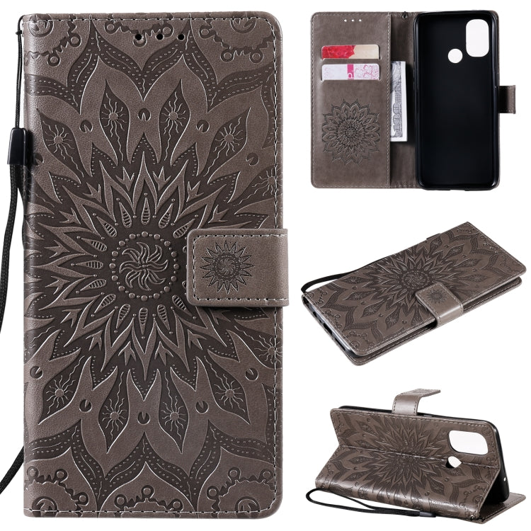 Sun Embossing Pattern Horizontal Flip Leather Case with Card Slot & Holder & Wallet & Lanyard, For LG K22 / K22 Plus, For OnePlus Nord N10 5G, For OnePlus Nord N100