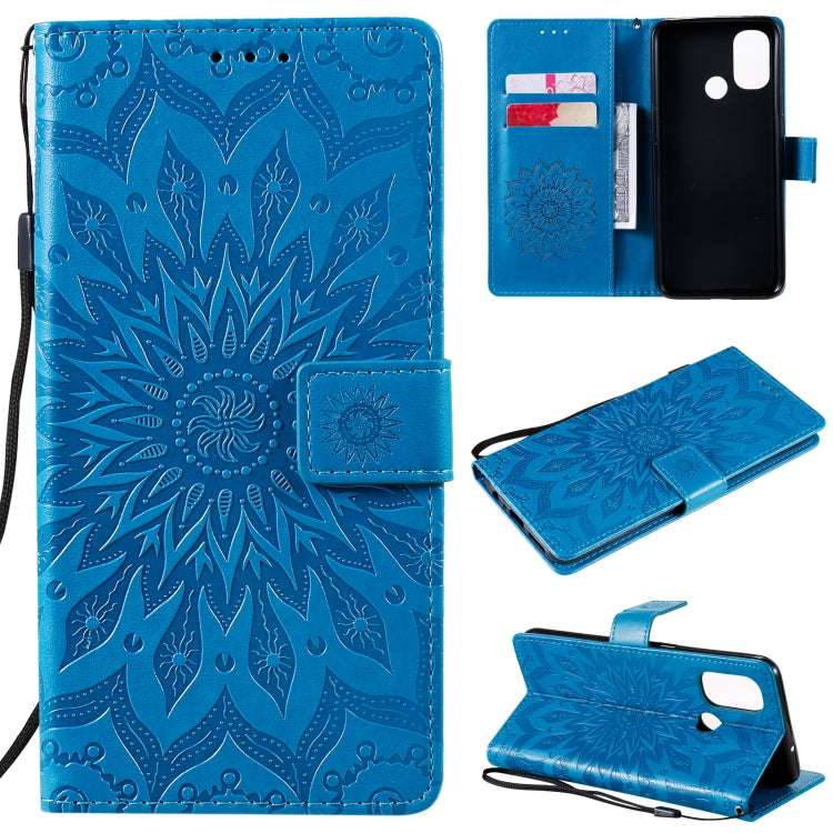Sun Embossing Pattern Horizontal Flip Leather Case with Card Slot & Holder & Wallet & Lanyard, For LG K22 / K22 Plus, For OnePlus Nord N10 5G, For OnePlus Nord N100