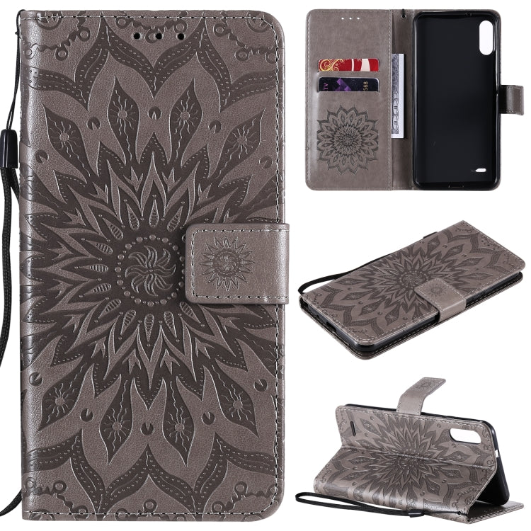 Sun Embossing Pattern Horizontal Flip Leather Case with Card Slot & Holder & Wallet & Lanyard, For LG K22 / K22 Plus, For OnePlus Nord N10 5G, For OnePlus Nord N100