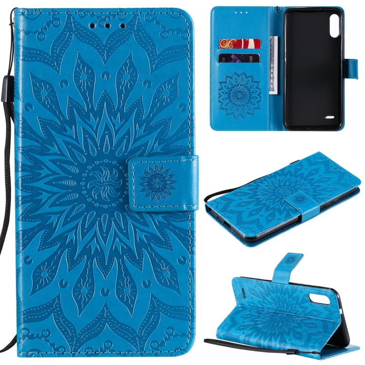 Sun Embossing Pattern Horizontal Flip Leather Case with Card Slot & Holder & Wallet & Lanyard, For LG K22 / K22 Plus, For OnePlus Nord N10 5G, For OnePlus Nord N100