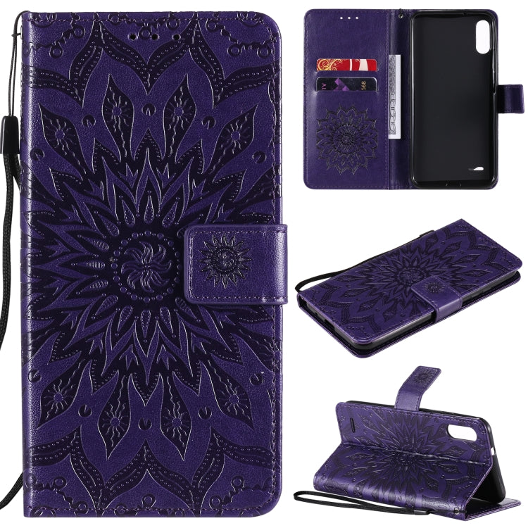 Sun Embossing Pattern Horizontal Flip Leather Case with Card Slot & Holder & Wallet & Lanyard, For LG K22 / K22 Plus, For OnePlus Nord N10 5G, For OnePlus Nord N100