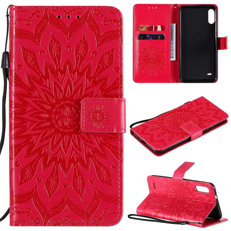 Sun Embossing Pattern Horizontal Flip Leather Case with Card Slot & Holder & Wallet & Lanyard, For LG K22 / K22 Plus, For OnePlus Nord N10 5G, For OnePlus Nord N100
