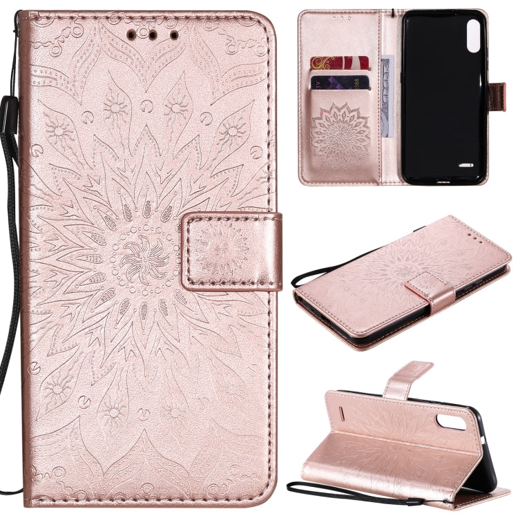 Sun Embossing Pattern Horizontal Flip Leather Case with Card Slot & Holder & Wallet & Lanyard, For LG K22 / K22 Plus, For OnePlus Nord N10 5G, For OnePlus Nord N100