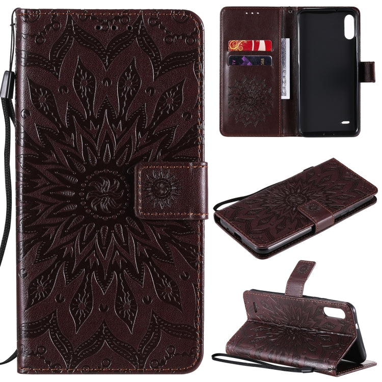 Sun Embossing Pattern Horizontal Flip Leather Case with Card Slot & Holder & Wallet & Lanyard, For LG K22 / K22 Plus, For OnePlus Nord N10 5G, For OnePlus Nord N100