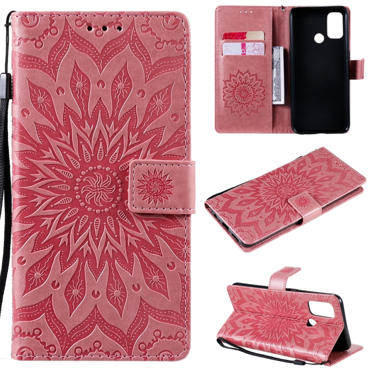 Sun Embossing Pattern Horizontal Flip Leather Case with Card Slot & Holder & Wallet & Lanyard, For OPPO A53(2020) / A33(2020) / A53s / A32, For OPPO F17 Pro / Reno4 Lite, For OPPO F17 / A73