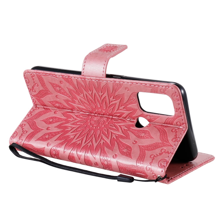 Sun Embossing Pattern Horizontal Flip Leather Case with Card Slot & Holder & Wallet & Lanyard, For OPPO A53(2020) / A33(2020) / A53s / A32, For OPPO F17 Pro / Reno4 Lite, For OPPO F17 / A73