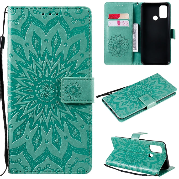 Sun Embossing Pattern Horizontal Flip Leather Case with Card Slot & Holder & Wallet & Lanyard, For OPPO A53(2020) / A33(2020) / A53s / A32, For OPPO F17 Pro / Reno4 Lite, For OPPO F17 / A73