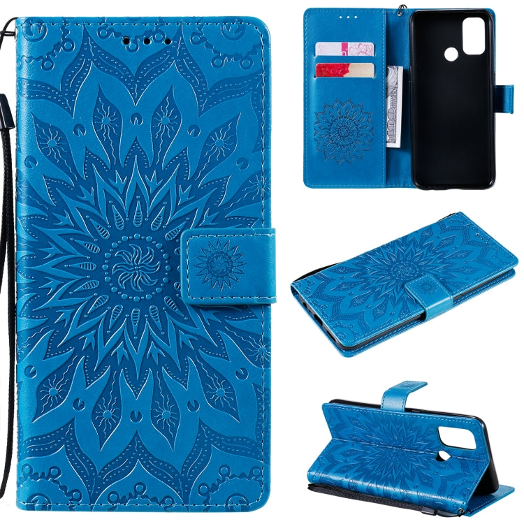 Sun Embossing Pattern Horizontal Flip Leather Case with Card Slot & Holder & Wallet & Lanyard, For OPPO A53(2020) / A33(2020) / A53s / A32, For OPPO F17 Pro / Reno4 Lite, For OPPO F17 / A73