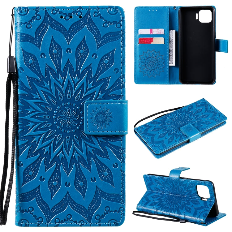 Sun Embossing Pattern Horizontal Flip Leather Case with Card Slot & Holder & Wallet & Lanyard, For OPPO A53(2020) / A33(2020) / A53s / A32, For OPPO F17 Pro / Reno4 Lite, For OPPO F17 / A73