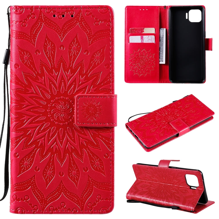 Sun Embossing Pattern Horizontal Flip Leather Case with Card Slot & Holder & Wallet & Lanyard, For OPPO A53(2020) / A33(2020) / A53s / A32, For OPPO F17 Pro / Reno4 Lite, For OPPO F17 / A73