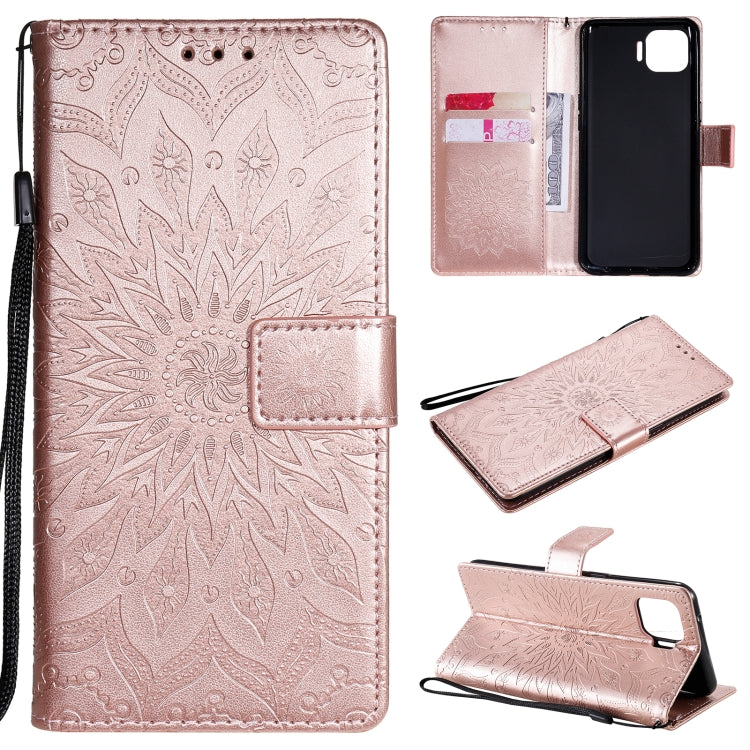 Sun Embossing Pattern Horizontal Flip Leather Case with Card Slot & Holder & Wallet & Lanyard, For OPPO A53(2020) / A33(2020) / A53s / A32, For OPPO F17 Pro / Reno4 Lite, For OPPO F17 / A73