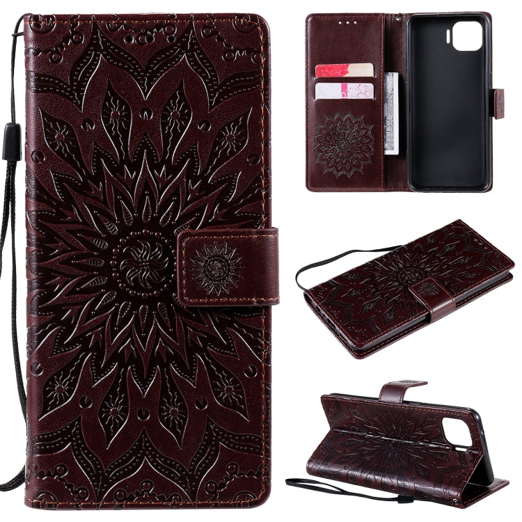 Sun Embossing Pattern Horizontal Flip Leather Case with Card Slot & Holder & Wallet & Lanyard, For OPPO A53(2020) / A33(2020) / A53s / A32, For OPPO F17 Pro / Reno4 Lite, For OPPO F17 / A73
