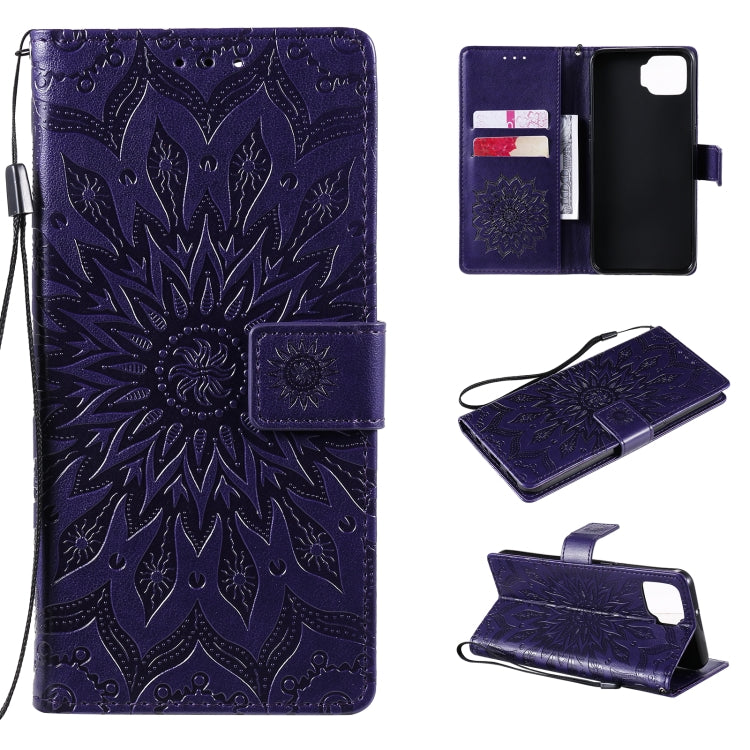 Sun Embossing Pattern Horizontal Flip Leather Case with Card Slot & Holder & Wallet & Lanyard, For OPPO A53(2020) / A33(2020) / A53s / A32, For OPPO F17 Pro / Reno4 Lite, For OPPO F17 / A73