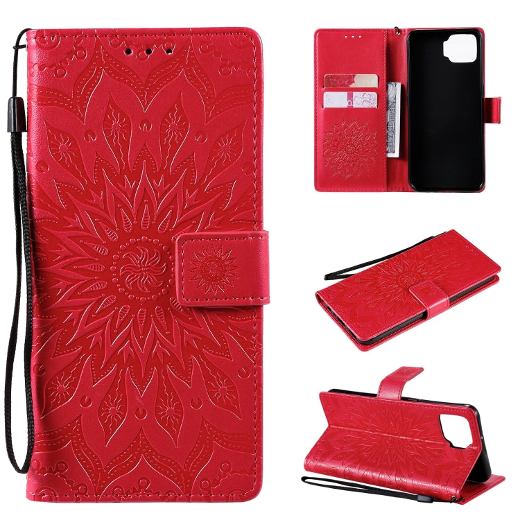 Sun Embossing Pattern Horizontal Flip Leather Case with Card Slot & Holder & Wallet & Lanyard, For OPPO A53(2020) / A33(2020) / A53s / A32, For OPPO F17 Pro / Reno4 Lite, For OPPO F17 / A73