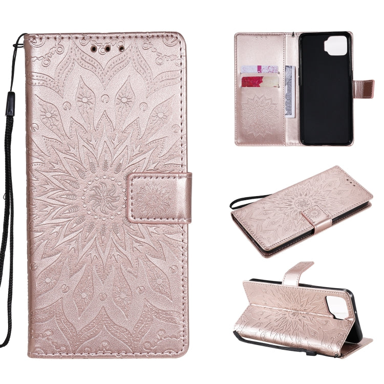 Sun Embossing Pattern Horizontal Flip Leather Case with Card Slot & Holder & Wallet & Lanyard, For OPPO A53(2020) / A33(2020) / A53s / A32, For OPPO F17 Pro / Reno4 Lite, For OPPO F17 / A73