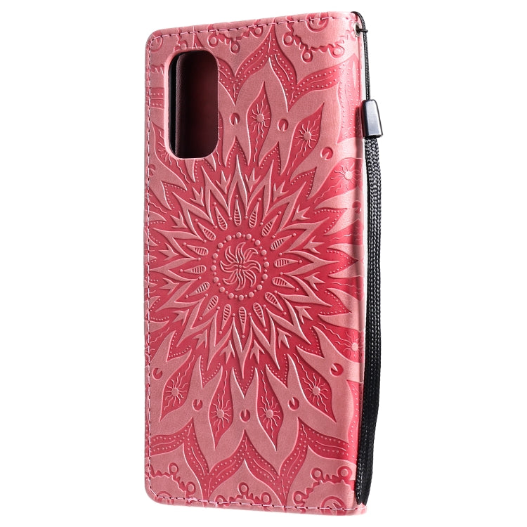 Sun Embossing Pattern Horizontal Flip Leather Case with Card Slot & Holder & Wallet & Lanyard, For OPPO Realme 7 Pro, For OPPO Realme 7, For OPPO Realme 7i / C17