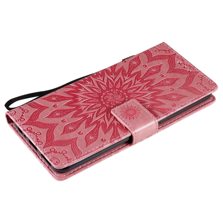 Sun Embossing Pattern Horizontal Flip Leather Case with Card Slot & Holder & Wallet & Lanyard, For OPPO Realme 7 Pro, For OPPO Realme 7, For OPPO Realme 7i / C17