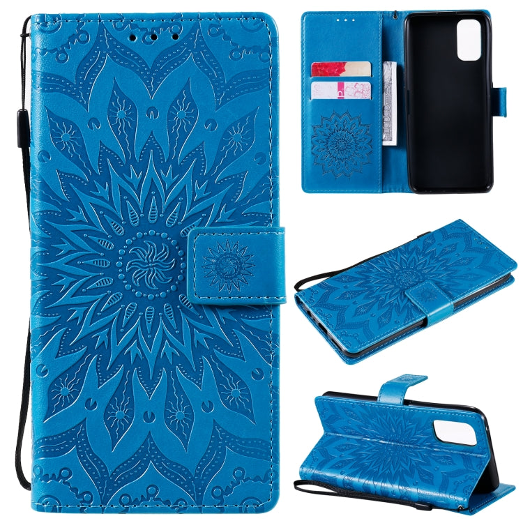 Sun Embossing Pattern Horizontal Flip Leather Case with Card Slot & Holder & Wallet & Lanyard, For OPPO Realme 7 Pro, For OPPO Realme 7, For OPPO Realme 7i / C17