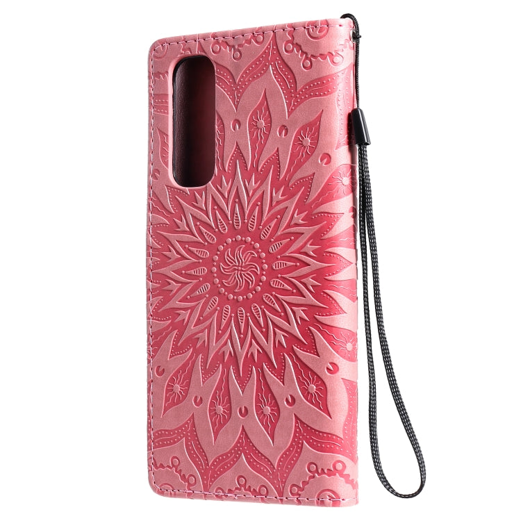Sun Embossing Pattern Horizontal Flip Leather Case with Card Slot & Holder & Wallet & Lanyard, For OPPO Reno4 Pro 4G, For OPPO Reno4, For Huawei P Smart 2021