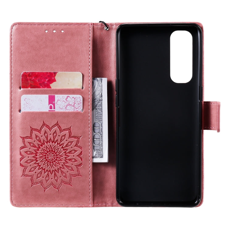 Sun Embossing Pattern Horizontal Flip Leather Case with Card Slot & Holder & Wallet & Lanyard, For OPPO Reno4 Pro 4G, For OPPO Reno4, For Huawei P Smart 2021