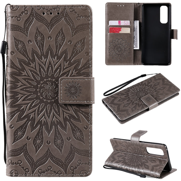 Sun Embossing Pattern Horizontal Flip Leather Case with Card Slot & Holder & Wallet & Lanyard, For OPPO Reno4 Pro 4G, For OPPO Reno4, For Huawei P Smart 2021