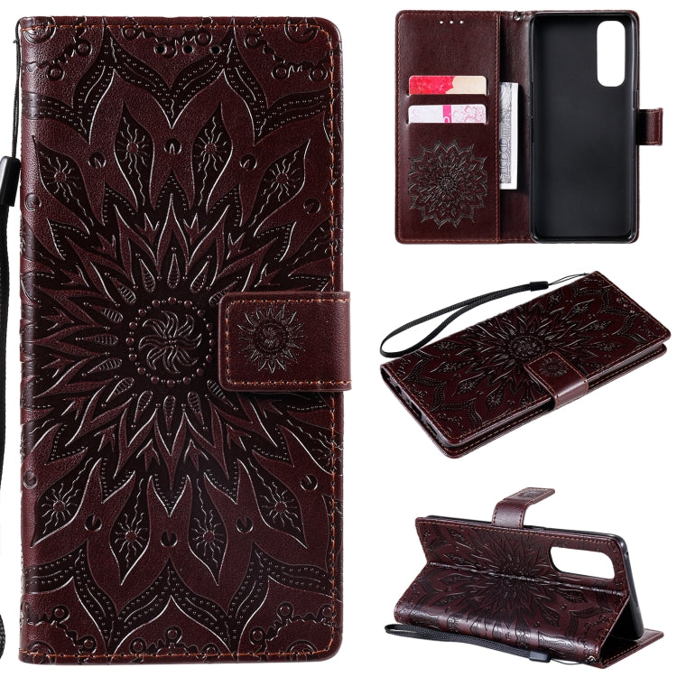 Sun Embossing Pattern Horizontal Flip Leather Case with Card Slot & Holder & Wallet & Lanyard, For OPPO Reno4 Pro 4G, For OPPO Reno4, For Huawei P Smart 2021