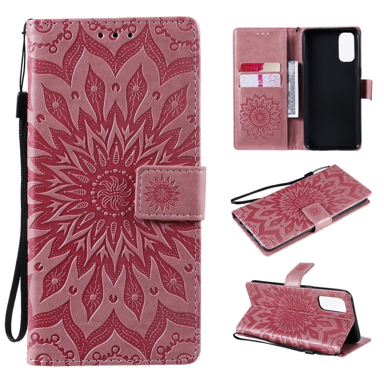 Sun Embossing Pattern Horizontal Flip Leather Case with Card Slot & Holder & Wallet & Lanyard, For OPPO Reno4 Pro 4G, For OPPO Reno4, For Huawei P Smart 2021