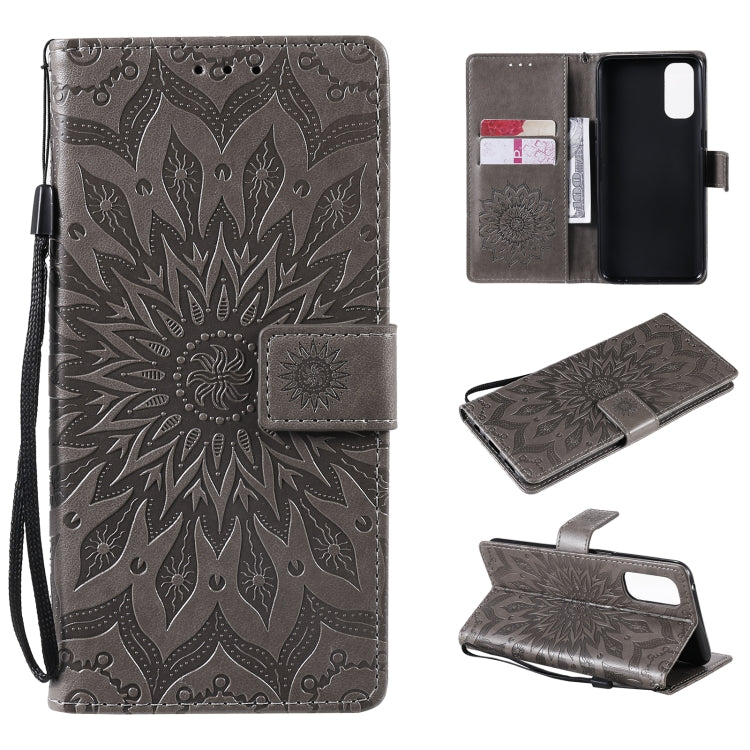 Sun Embossing Pattern Horizontal Flip Leather Case with Card Slot & Holder & Wallet & Lanyard, For OPPO Reno4 Pro 4G, For OPPO Reno4, For Huawei P Smart 2021