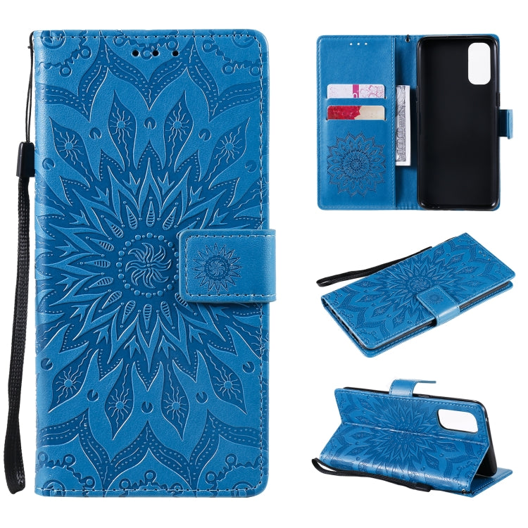 Sun Embossing Pattern Horizontal Flip Leather Case with Card Slot & Holder & Wallet & Lanyard, For OPPO Reno4 Pro 4G, For OPPO Reno4, For Huawei P Smart 2021
