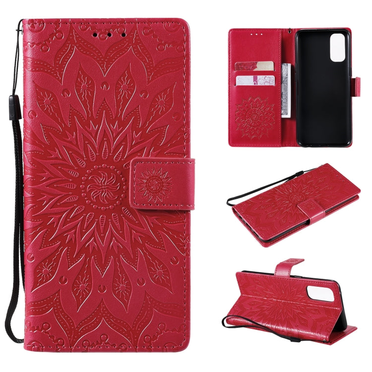 Sun Embossing Pattern Horizontal Flip Leather Case with Card Slot & Holder & Wallet & Lanyard, For OPPO Reno4 Pro 4G, For OPPO Reno4, For Huawei P Smart 2021