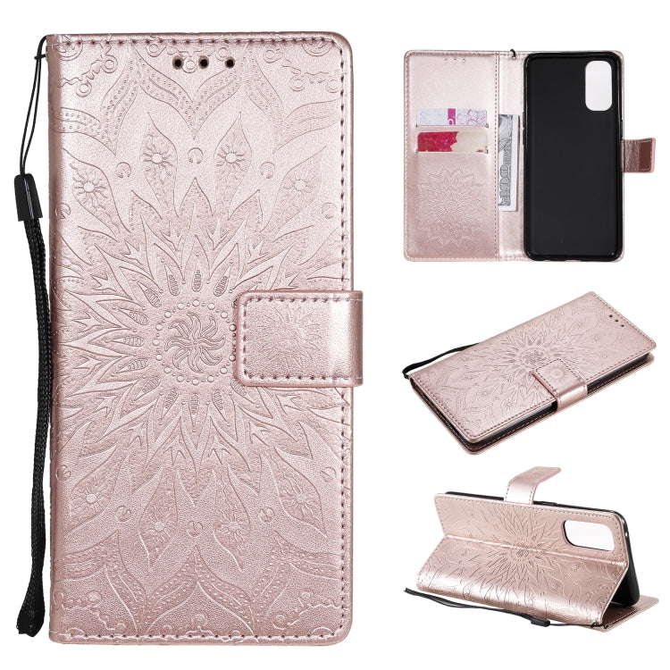 Sun Embossing Pattern Horizontal Flip Leather Case with Card Slot & Holder & Wallet & Lanyard, For OPPO Reno4 Pro 4G, For OPPO Reno4, For Huawei P Smart 2021