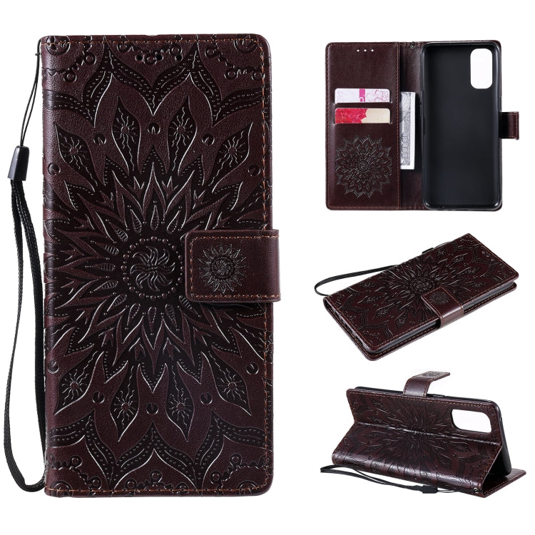 Sun Embossing Pattern Horizontal Flip Leather Case with Card Slot & Holder & Wallet & Lanyard, For OPPO Reno4 Pro 4G, For OPPO Reno4, For Huawei P Smart 2021