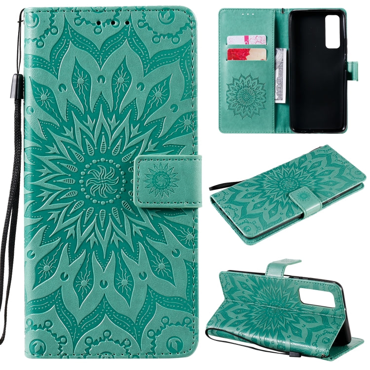 Sun Embossing Pattern Horizontal Flip Leather Case with Card Slot & Holder & Wallet & Lanyard, For OPPO Reno4 Pro 4G, For OPPO Reno4, For Huawei P Smart 2021