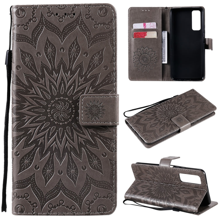Sun Embossing Pattern Horizontal Flip Leather Case with Card Slot & Holder & Wallet & Lanyard, For OPPO Reno4 Pro 4G, For OPPO Reno4, For Huawei P Smart 2021