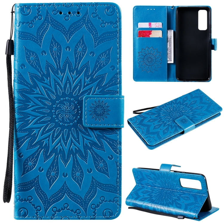 Sun Embossing Pattern Horizontal Flip Leather Case with Card Slot & Holder & Wallet & Lanyard, For OPPO Reno4 Pro 4G, For OPPO Reno4, For Huawei P Smart 2021