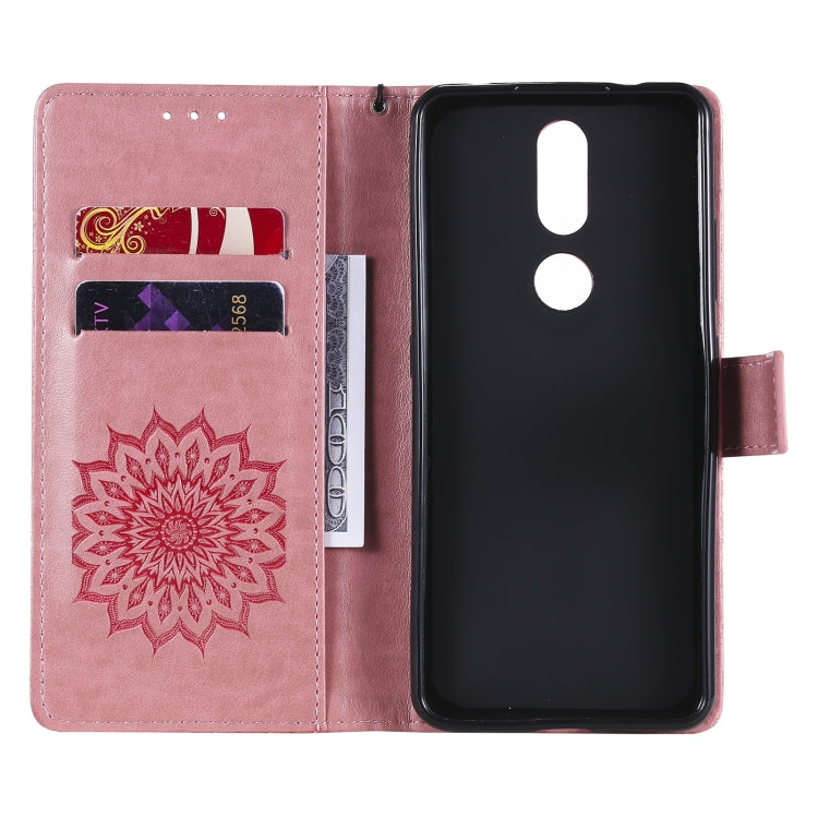 Sun Embossing Pattern Horizontal Flip Leather Case with Card Slot & Holder & Wallet & Lanyard, For Nokia 2.4, For Nokia 3.4, For Samsung Galaxy A42 5G