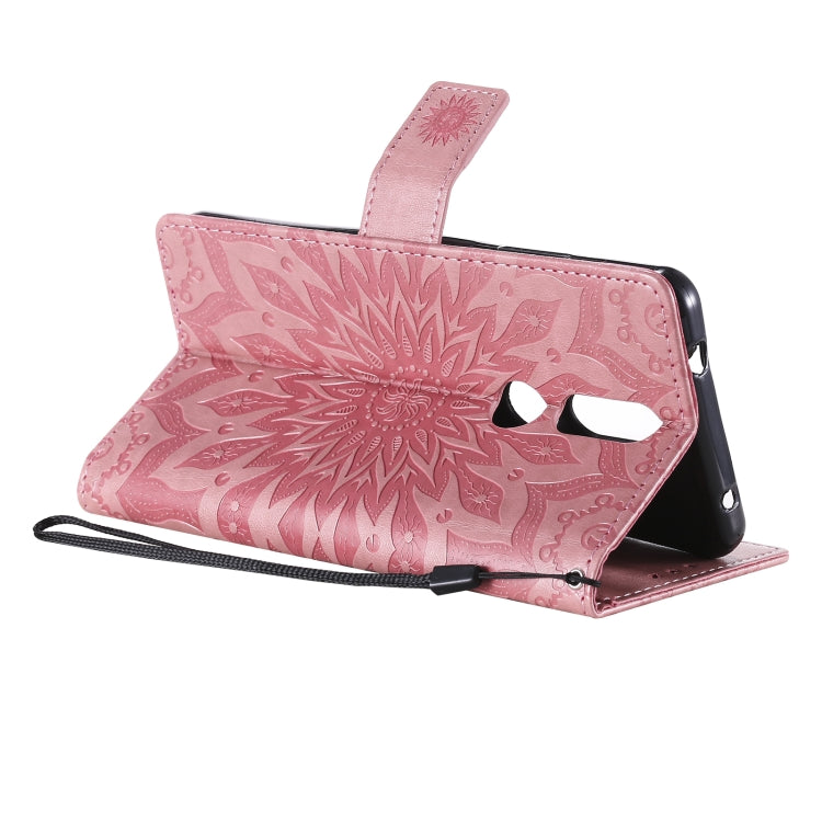 Sun Embossing Pattern Horizontal Flip Leather Case with Card Slot & Holder & Wallet & Lanyard, For Nokia 2.4, For Nokia 3.4, For Samsung Galaxy A42 5G