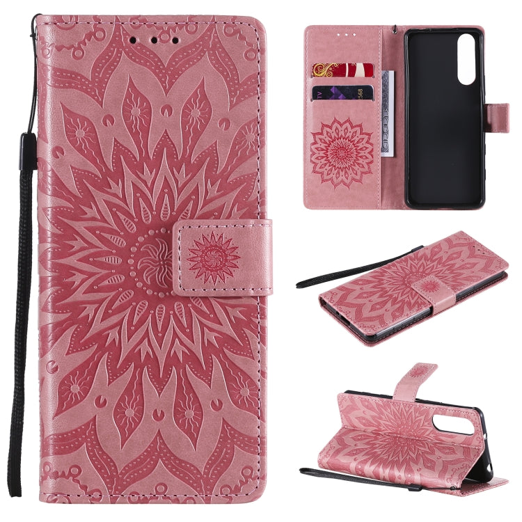 Sun Embossing Pattern Horizontal Flip Leather Case with Card Slot & Holder & Wallet & Lanyard, For Sony Xperia5 II, For Xiaomi Mi 10T Lite 5G, For Xiaomi Mi 10T / 10T Pro
