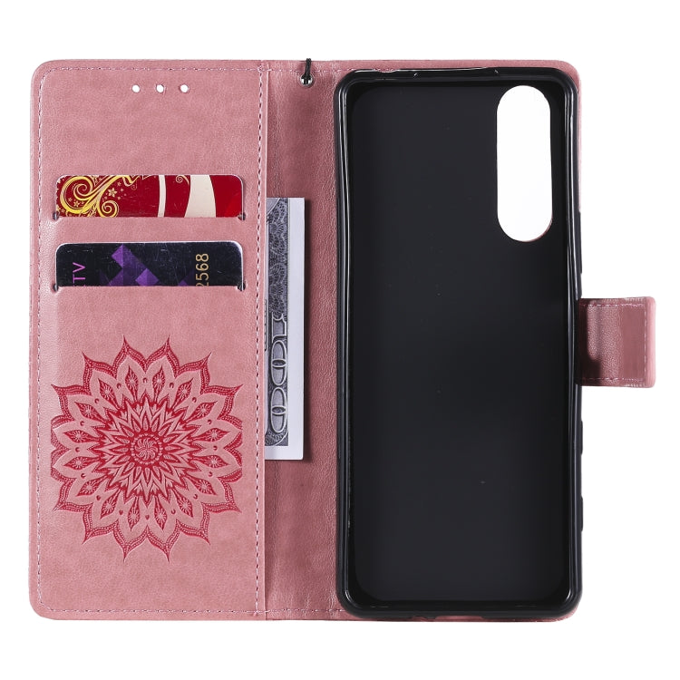Sun Embossing Pattern Horizontal Flip Leather Case with Card Slot & Holder & Wallet & Lanyard, For Sony Xperia5 II, For Xiaomi Mi 10T Lite 5G, For Xiaomi Mi 10T / 10T Pro
