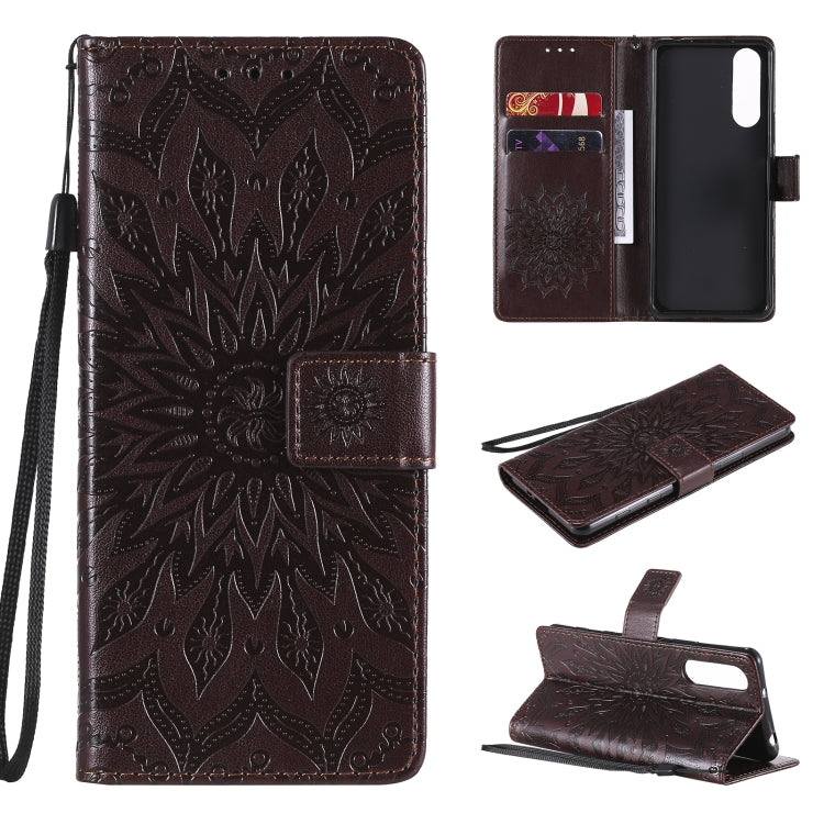 Sun Embossing Pattern Horizontal Flip Leather Case with Card Slot & Holder & Wallet & Lanyard, For Sony Xperia5 II, For Xiaomi Mi 10T Lite 5G, For Xiaomi Mi 10T / 10T Pro