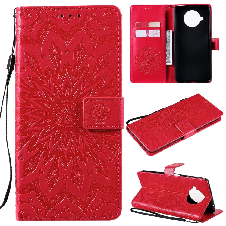 Sun Embossing Pattern Horizontal Flip Leather Case with Card Slot & Holder & Wallet & Lanyard, For Sony Xperia5 II, For Xiaomi Mi 10T Lite 5G, For Xiaomi Mi 10T / 10T Pro