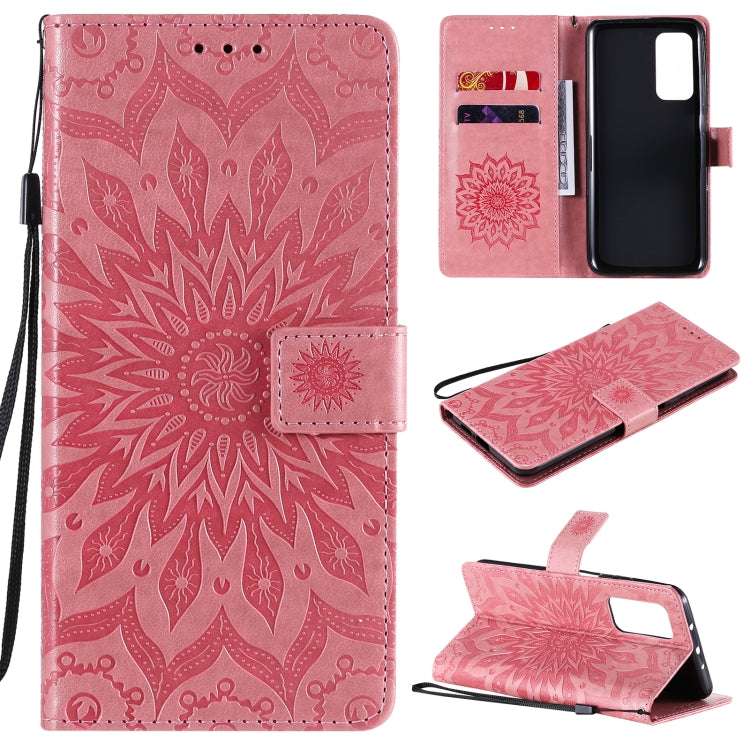 Sun Embossing Pattern Horizontal Flip Leather Case with Card Slot & Holder & Wallet & Lanyard, For Sony Xperia5 II, For Xiaomi Mi 10T Lite 5G, For Xiaomi Mi 10T / 10T Pro