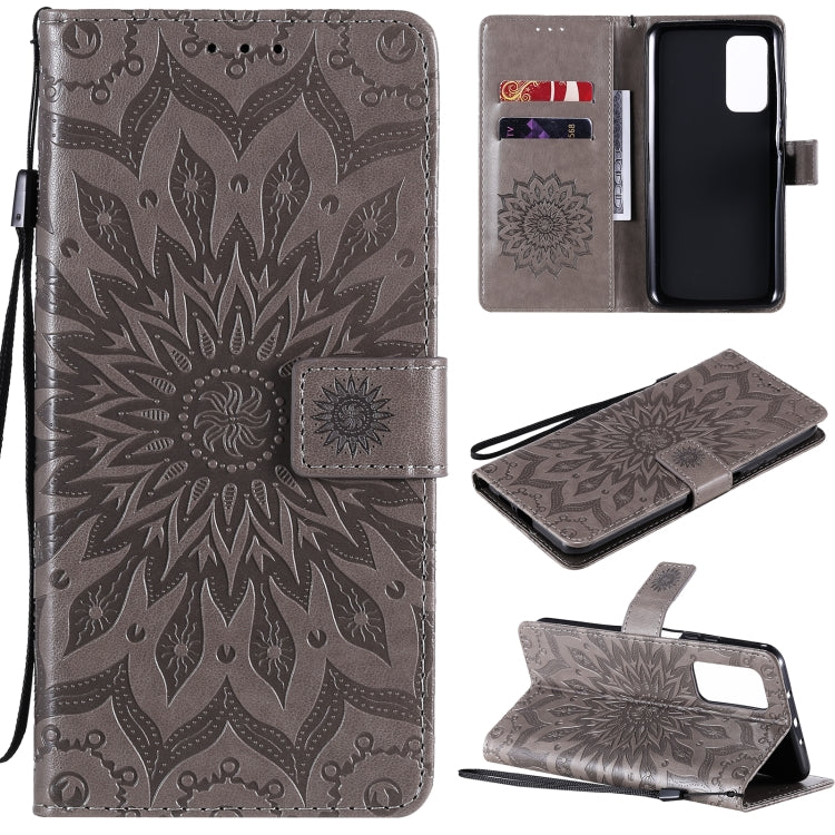 Sun Embossing Pattern Horizontal Flip Leather Case with Card Slot & Holder & Wallet & Lanyard, For Sony Xperia5 II, For Xiaomi Mi 10T Lite 5G, For Xiaomi Mi 10T / 10T Pro