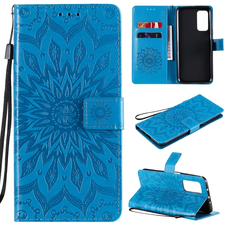 Sun Embossing Pattern Horizontal Flip Leather Case with Card Slot & Holder & Wallet & Lanyard, For Sony Xperia5 II, For Xiaomi Mi 10T Lite 5G, For Xiaomi Mi 10T / 10T Pro